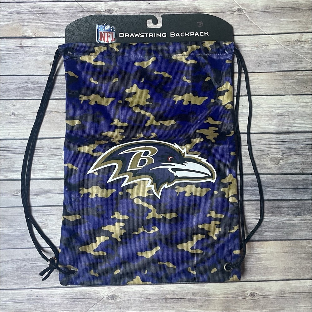Baltimore Ravens Drawstring Camo Bag NWT